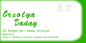 orsolya daday business card